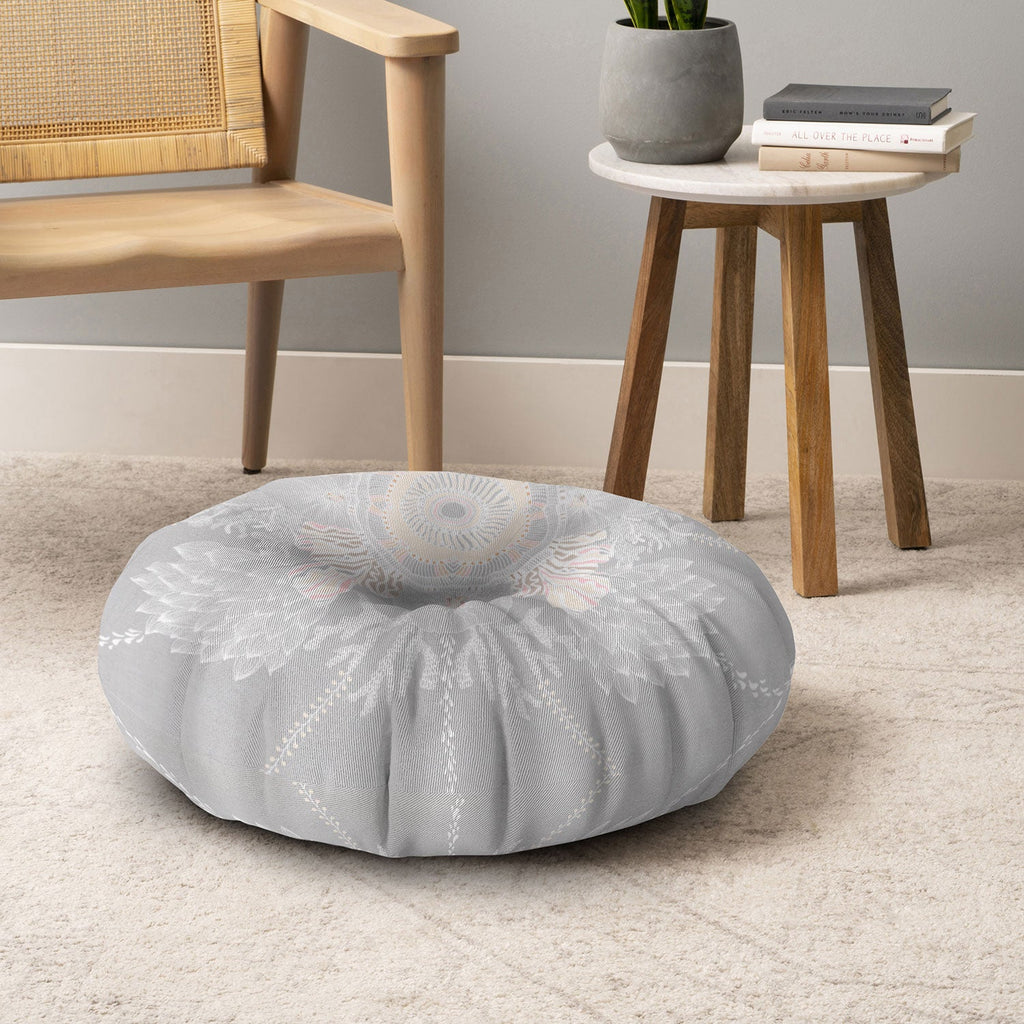 Iveta Abolina Bermuda Rose Floor Pillow Round