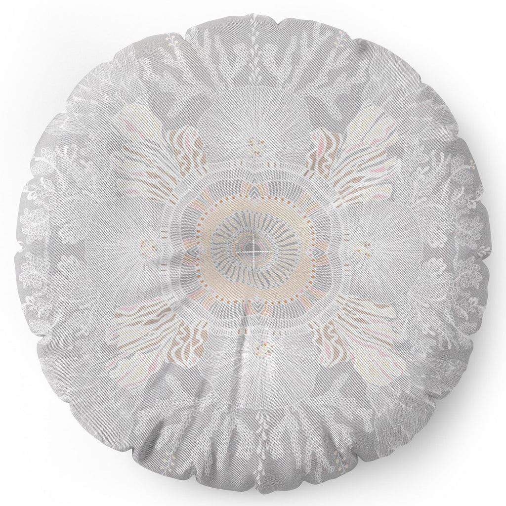 Iveta Abolina Bermuda Rose Floor Pillow Round