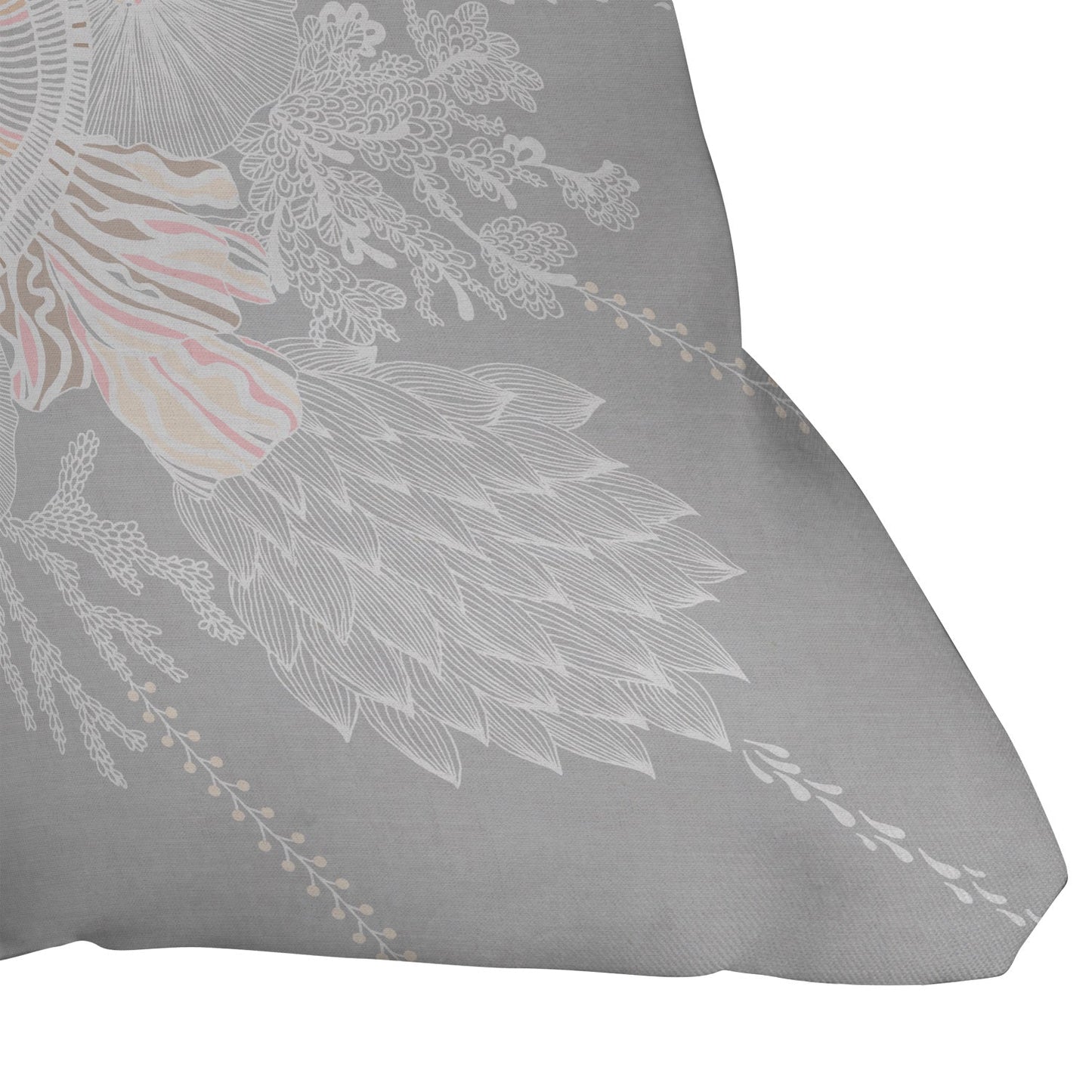 Iveta Abolina Bermuda Rose Throw Pillow