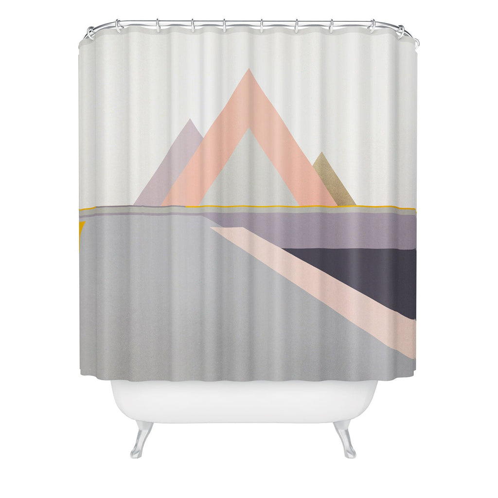 Iveta Abolina Bloc de couleur I Shower Curtain