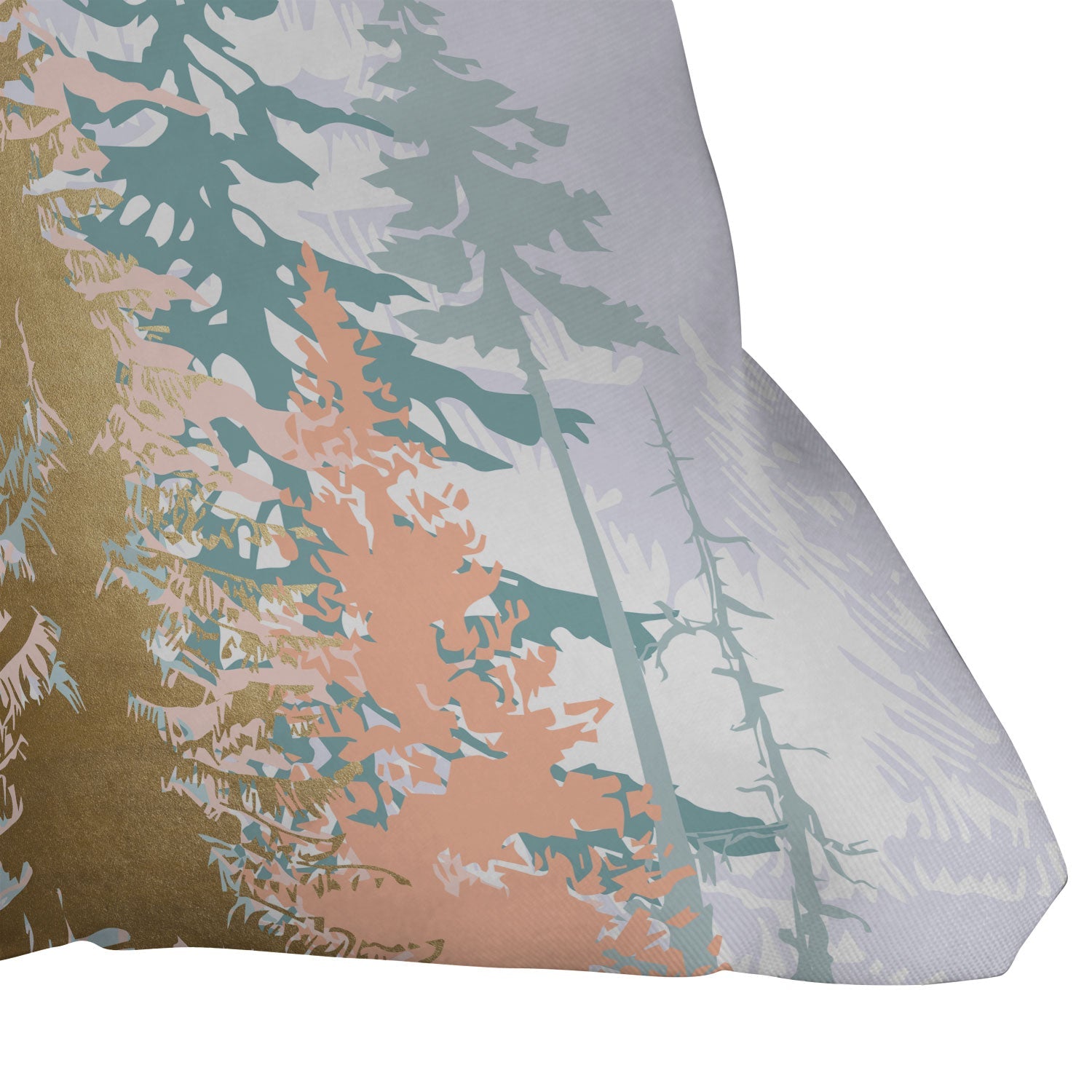 Iveta Abolina Blush Forest Throw Pillow