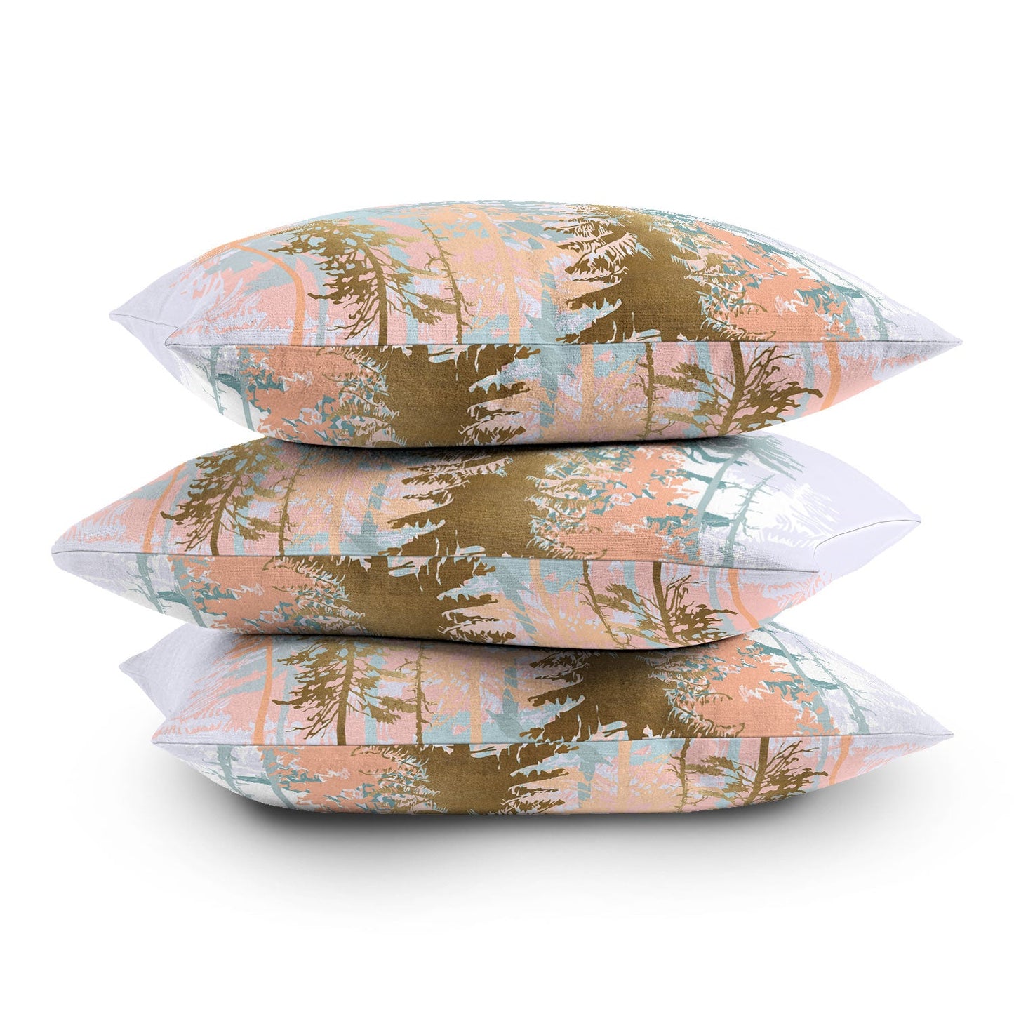 Iveta Abolina Blush Forest Outdoor Throw Pillow
