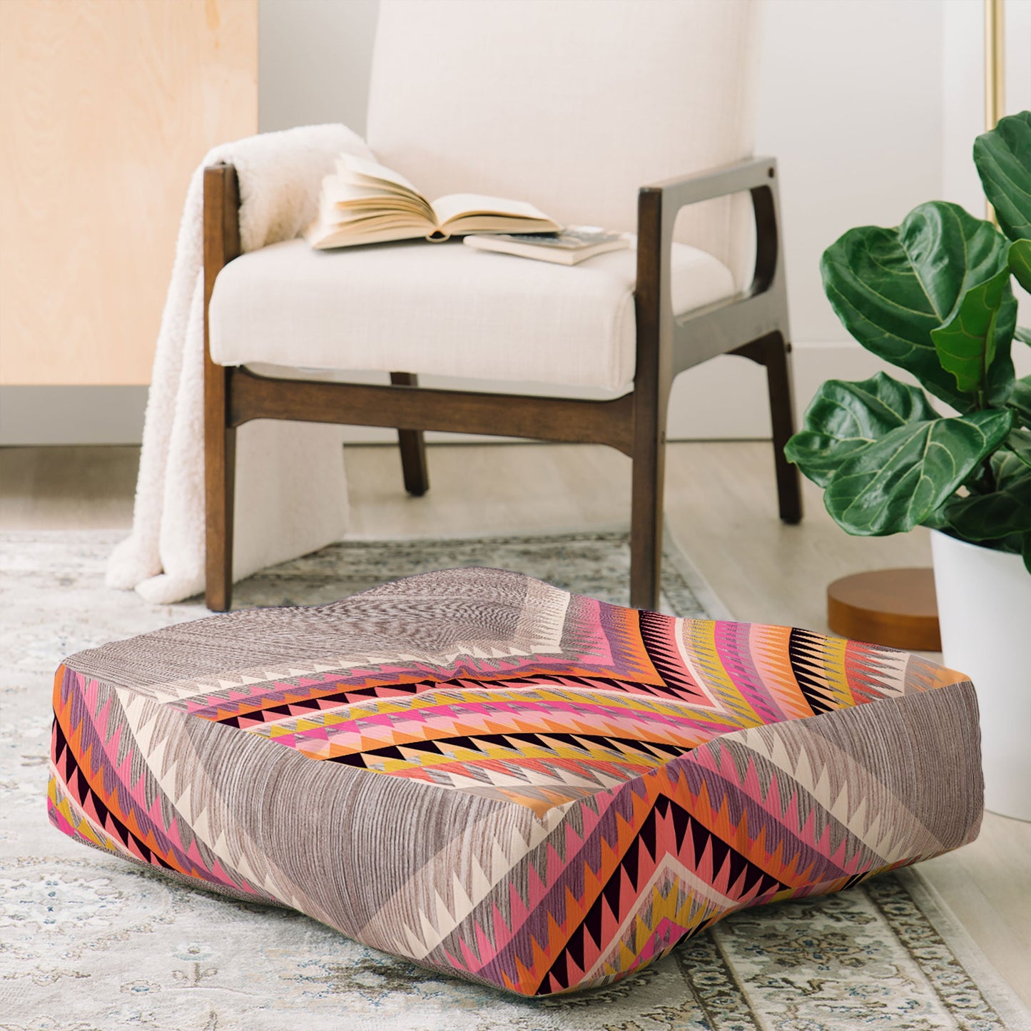 Iveta Abolina Boardwalk Floor Pillow Square