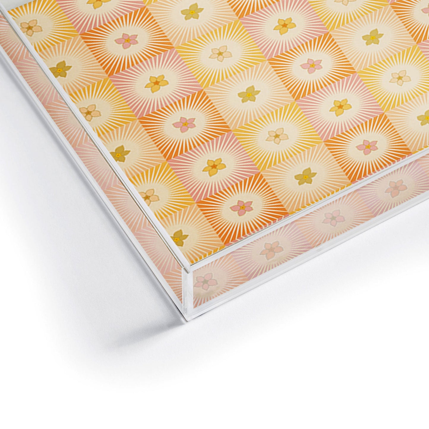Iveta Abolina Cheerful Sun Check Acrylic Tray