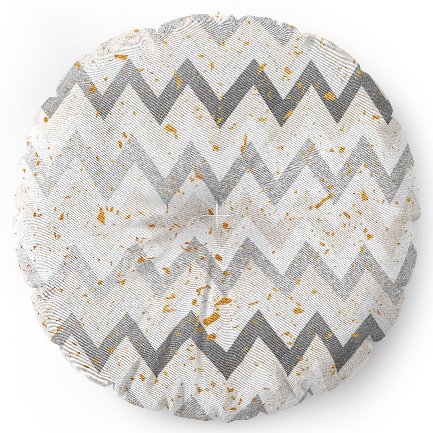Iveta Abolina Chevron Confetti Floor Pillow Round