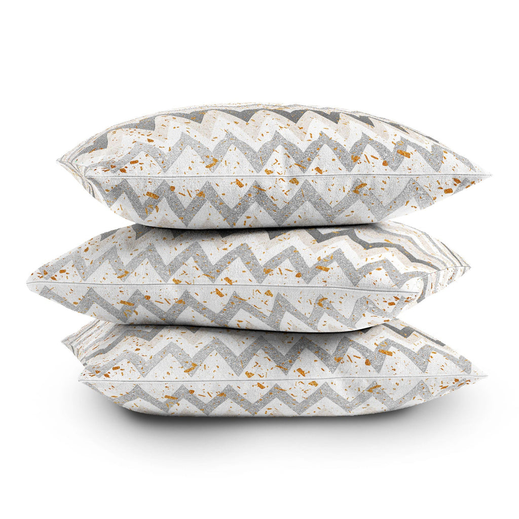 Iveta Abolina Chevron Confetti Throw Pillow