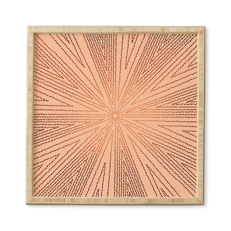 Iveta Abolina Copper Leaf Framed Wall Art