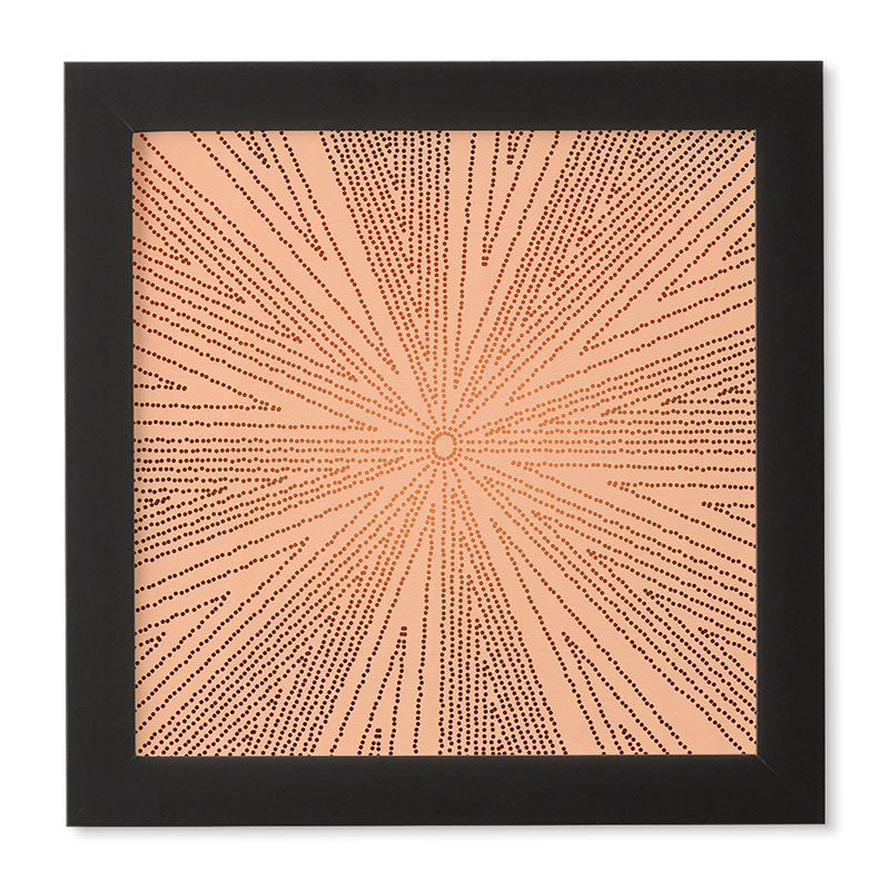 Iveta Abolina Copper Leaf Framed Wall Art