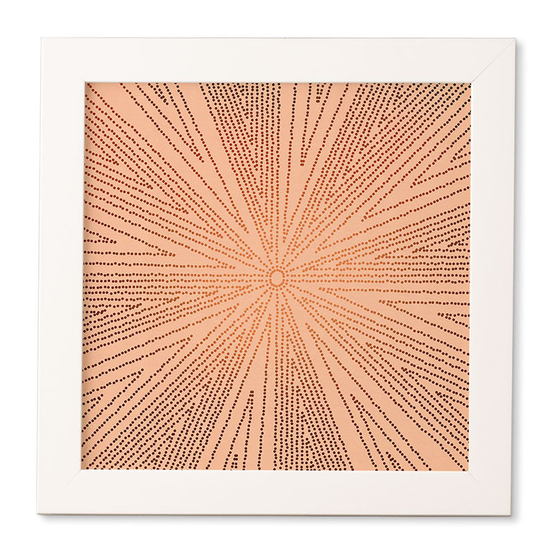 Iveta Abolina Copper Leaf Framed Wall Art