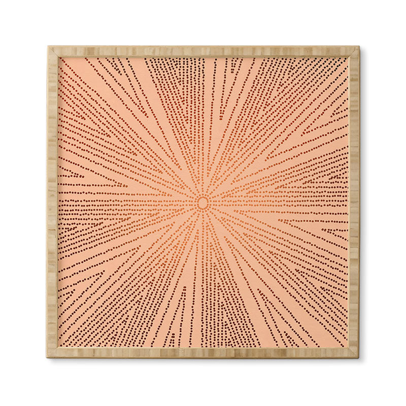 Iveta Abolina Copper Leaf Framed Wall Art