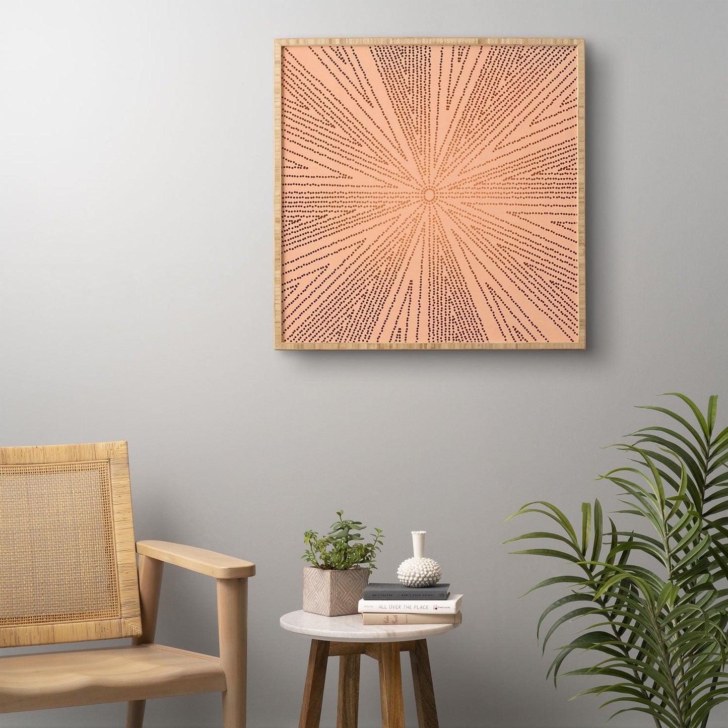 Iveta Abolina Copper Leaf Framed Wall Art