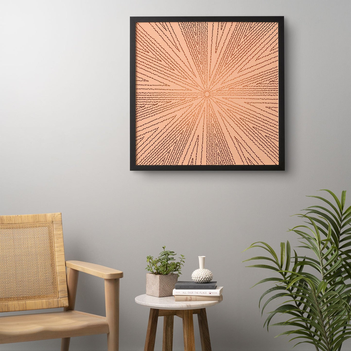 Iveta Abolina Copper Leaf Framed Wall Art
