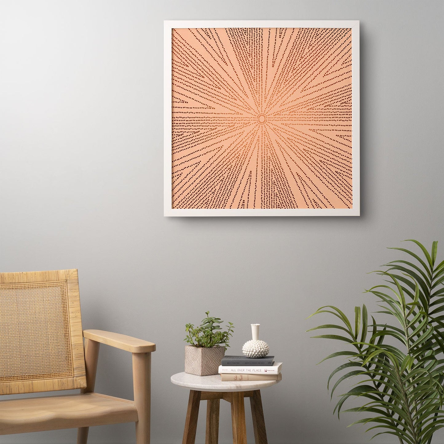Iveta Abolina Copper Leaf Framed Wall Art