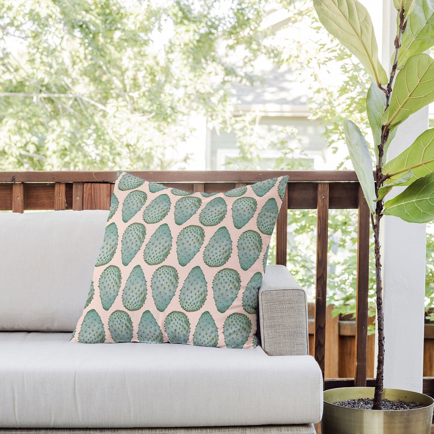 Iveta Abolina Copper Spike II Outdoor Throw Pillow