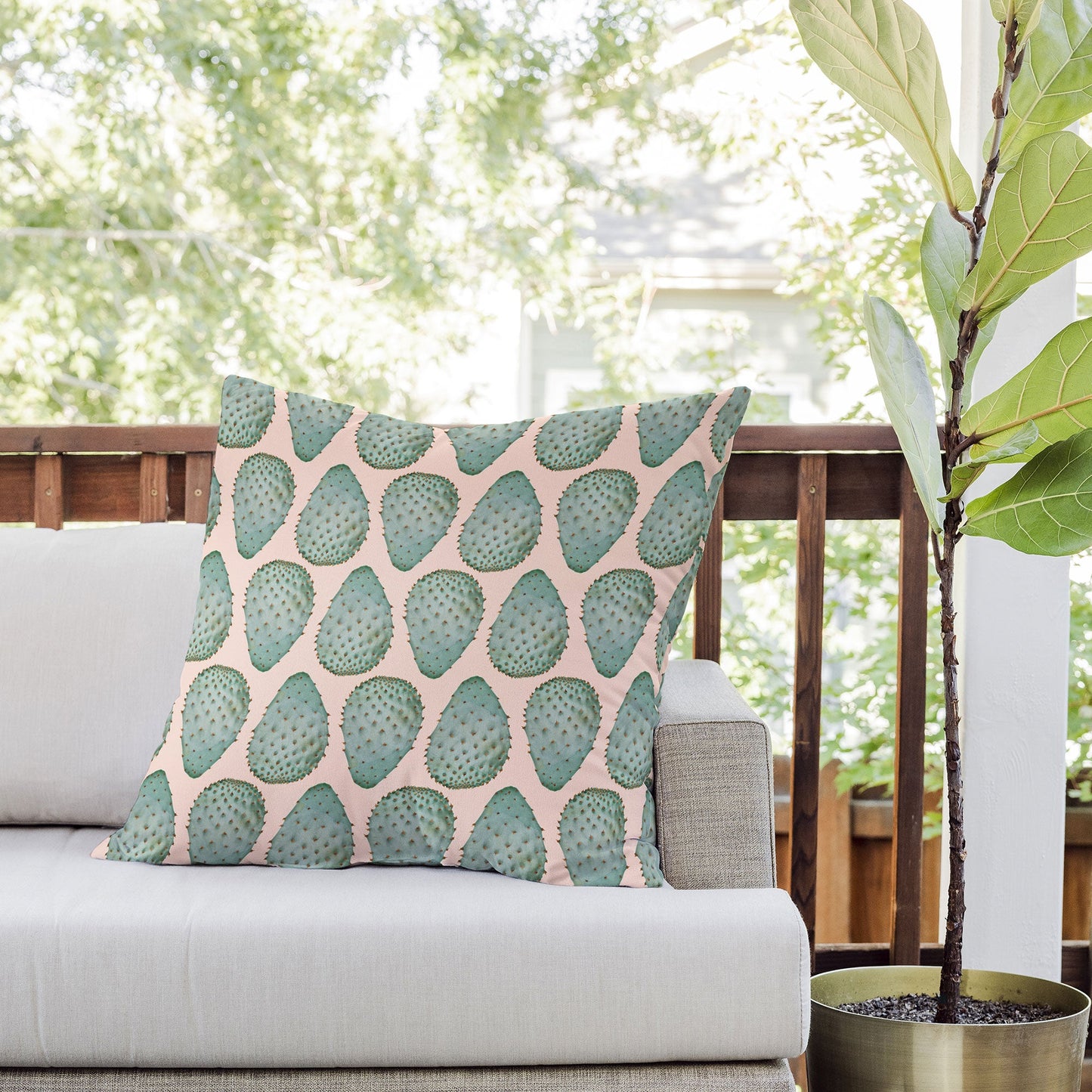 Iveta Abolina Copper Spike II Outdoor Throw Pillow