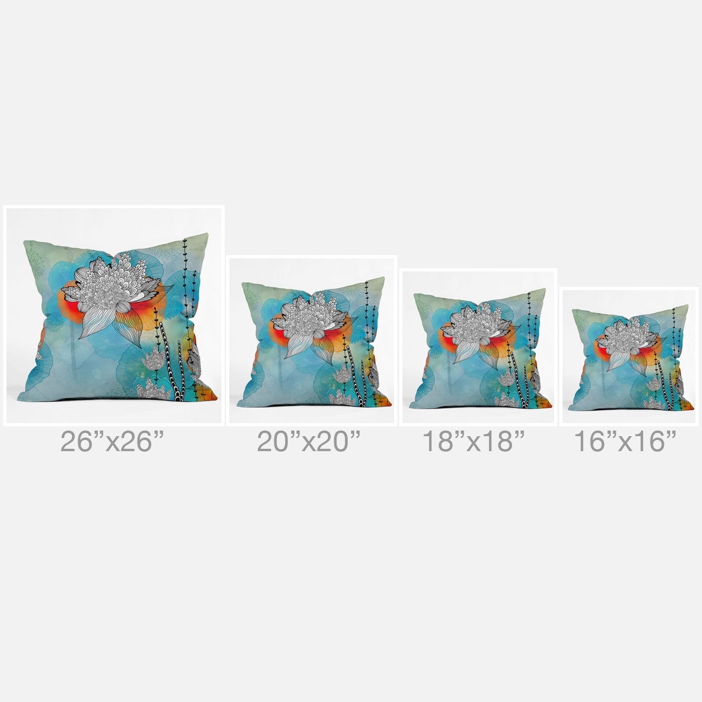 Iveta Abolina Coral Throw Pillow