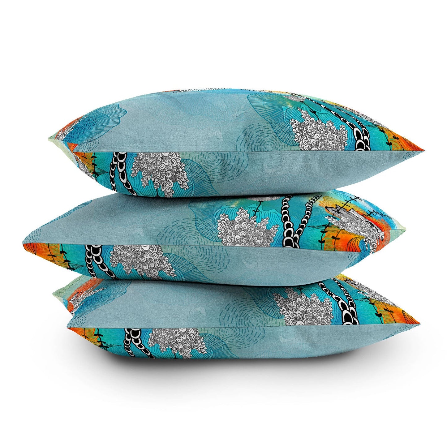 Iveta Abolina Coral Throw Pillow