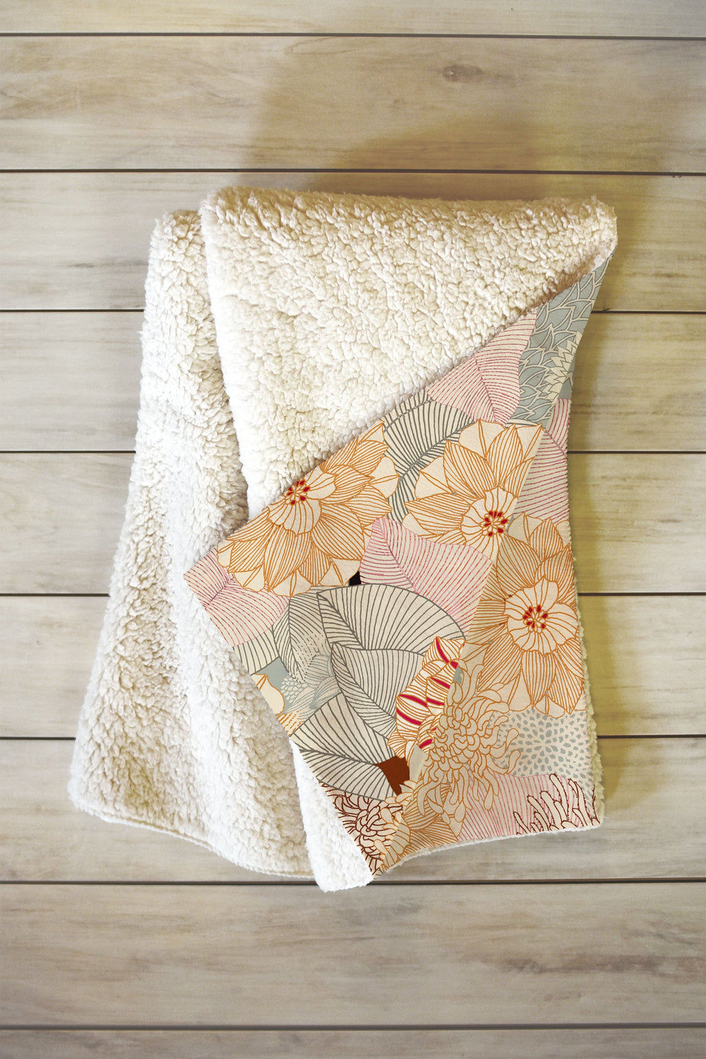 Iveta Abolina Creme De La Creme Fleece Throw Blanket