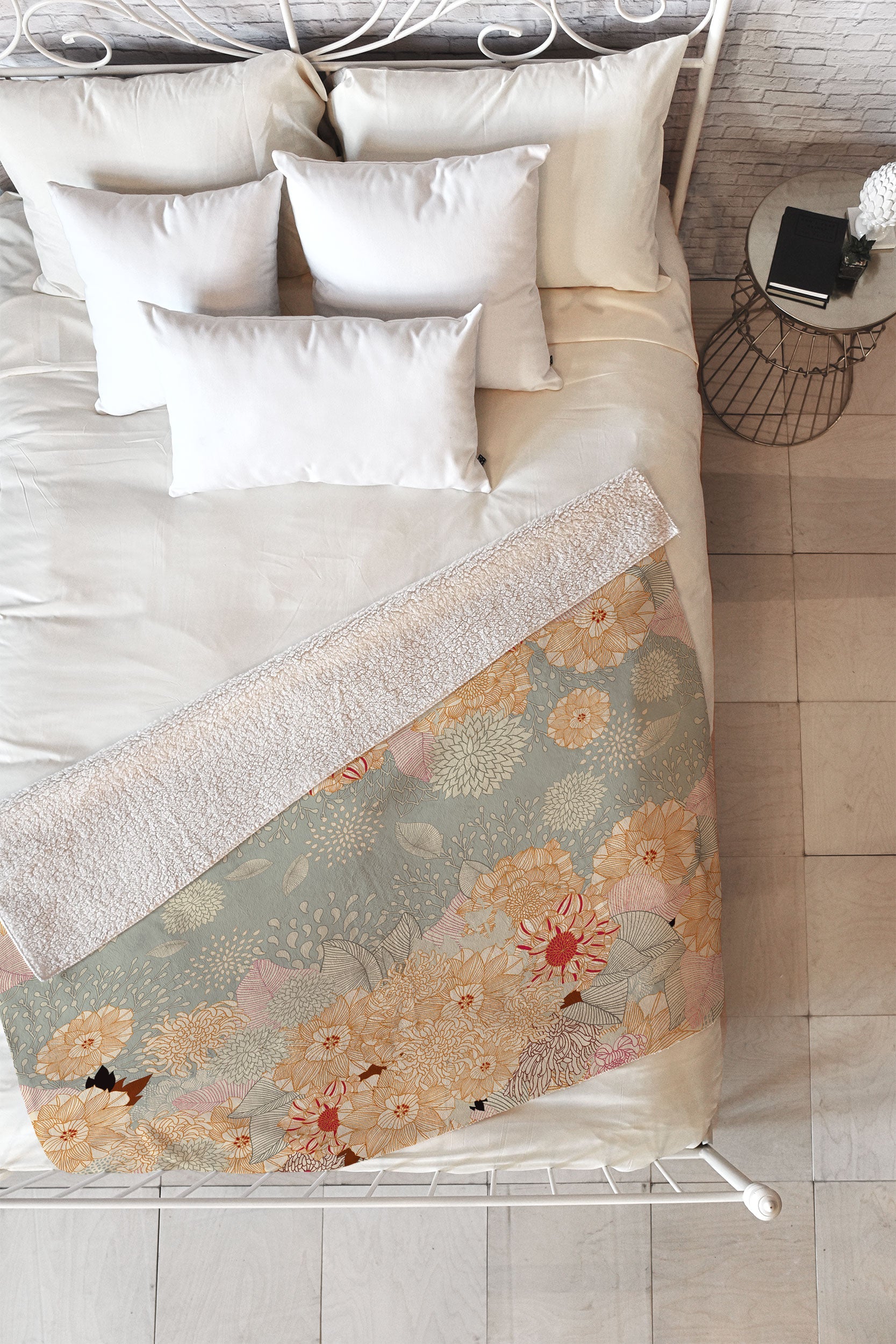 Iveta Abolina Creme De La Creme Fleece Throw Blanket
