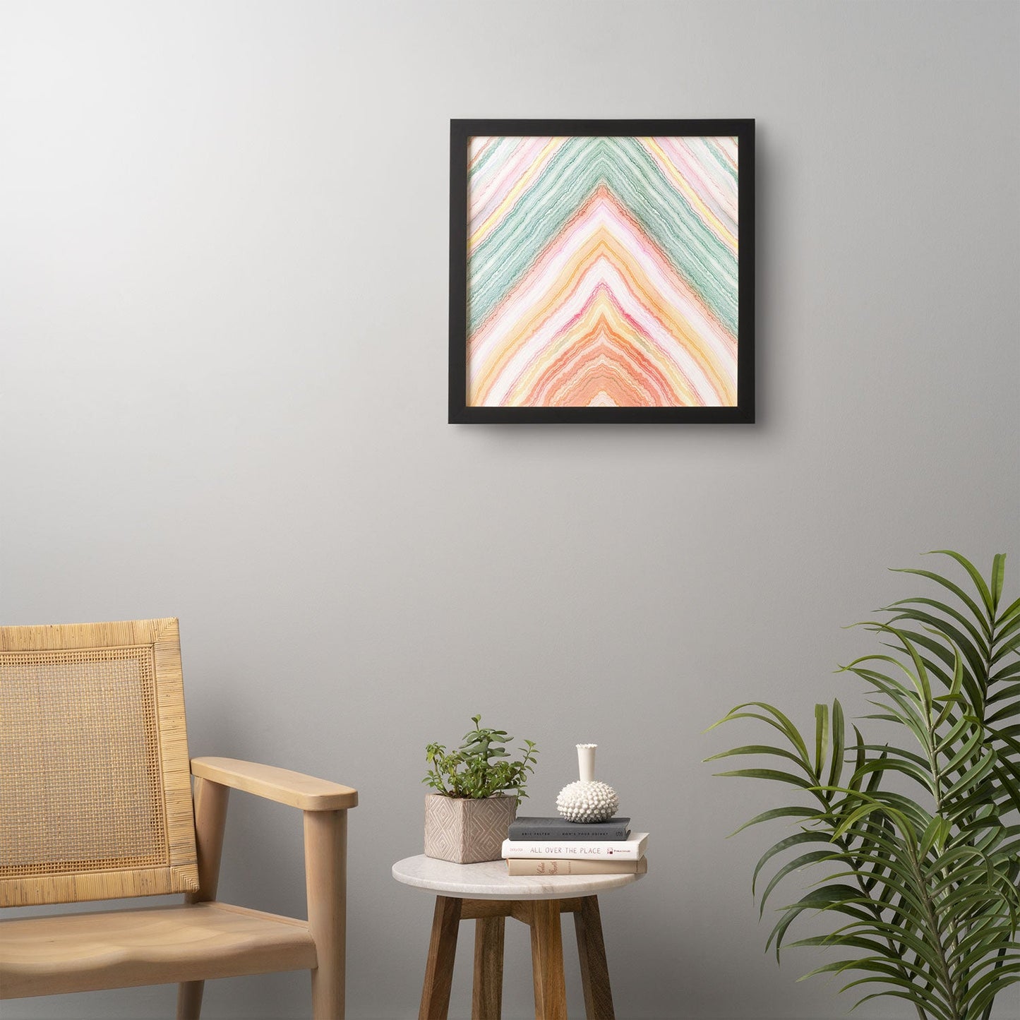Iveta Abolina Desert Matcha Framed Wall Art