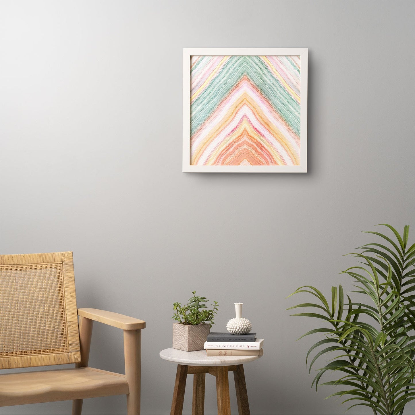 Iveta Abolina Desert Matcha Framed Wall Art