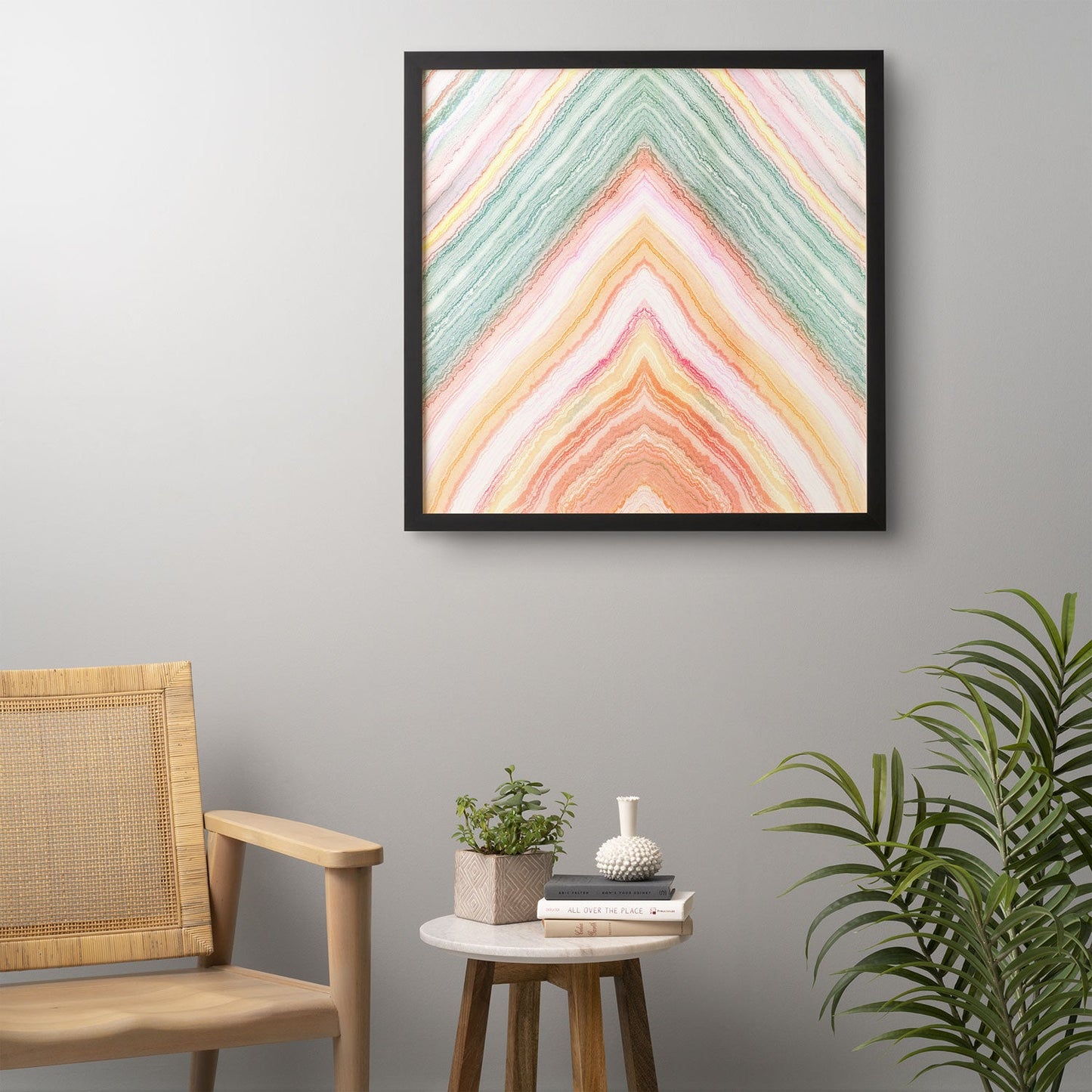 Iveta Abolina Desert Matcha Framed Wall Art