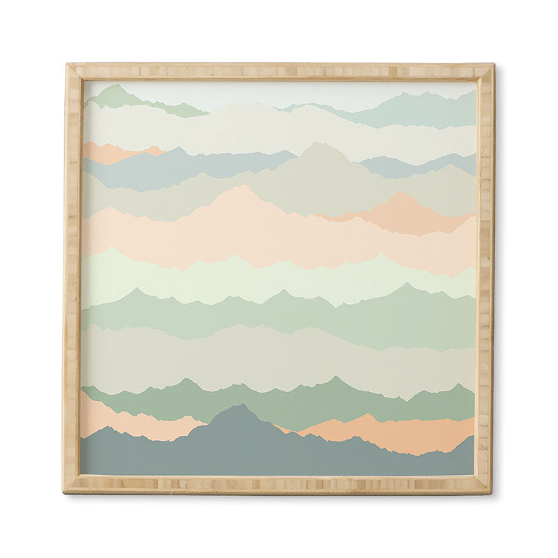 Iveta Abolina Desert Sage Dunes Framed Wall Art