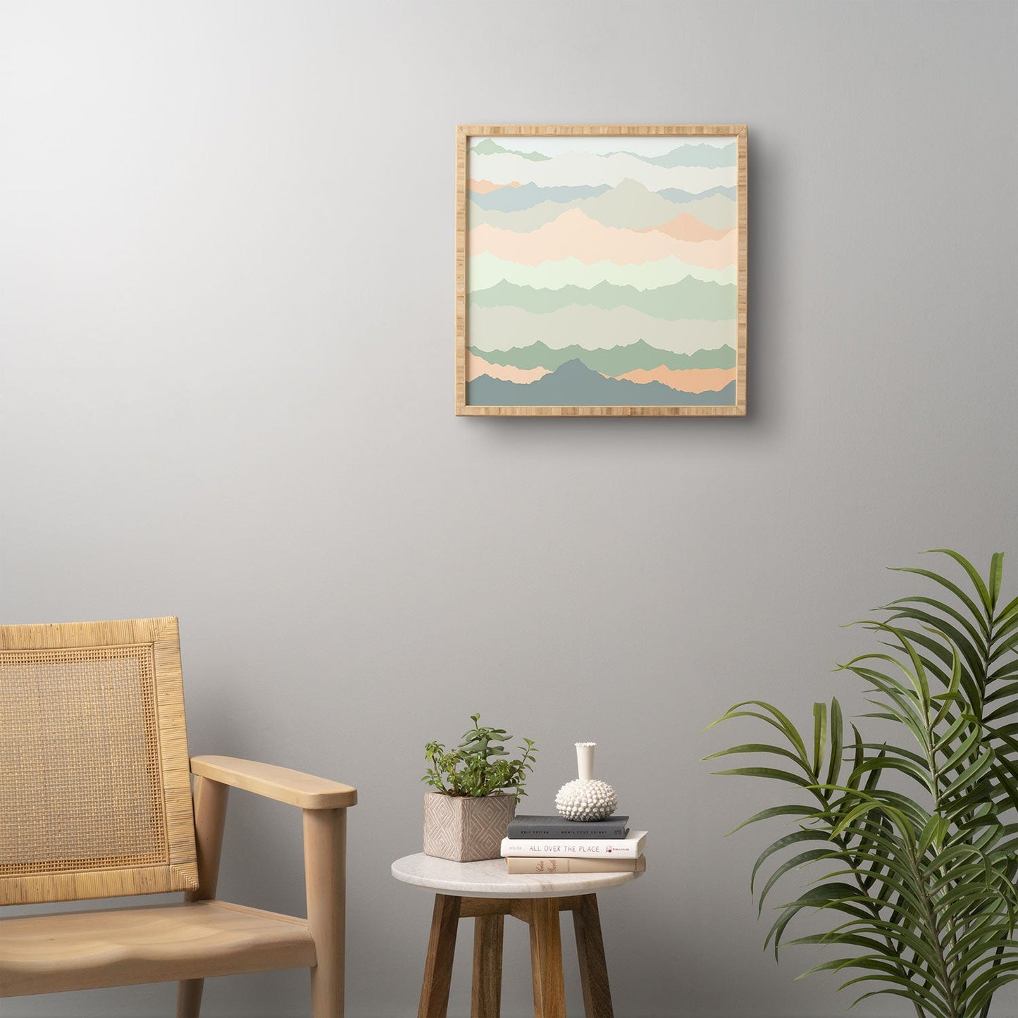 Iveta Abolina Desert Sage Dunes Framed Wall Art