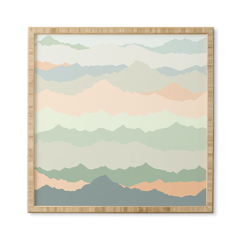 Iveta Abolina Desert Sage Dunes Framed Wall Art