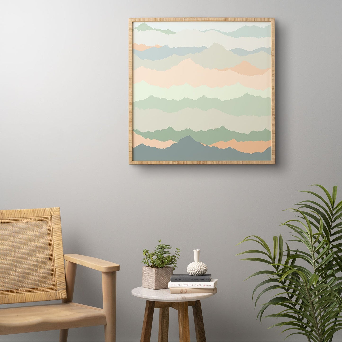 Iveta Abolina Desert Sage Dunes Framed Wall Art