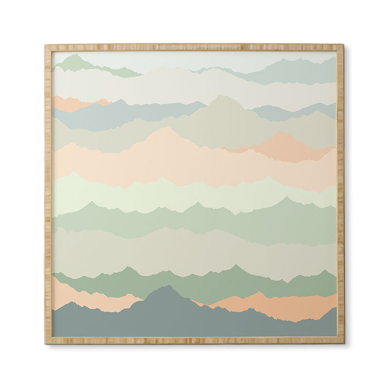Iveta Abolina Desert Sage Dunes Framed Wall Art