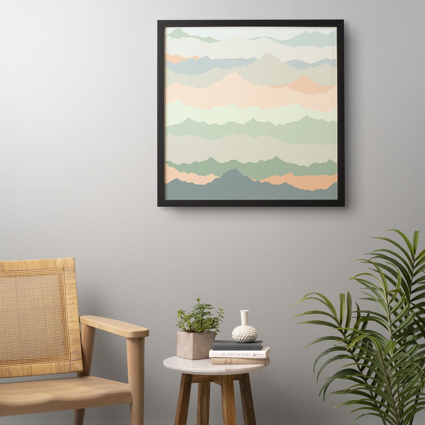 Iveta Abolina Desert Sage Dunes Framed Wall Art