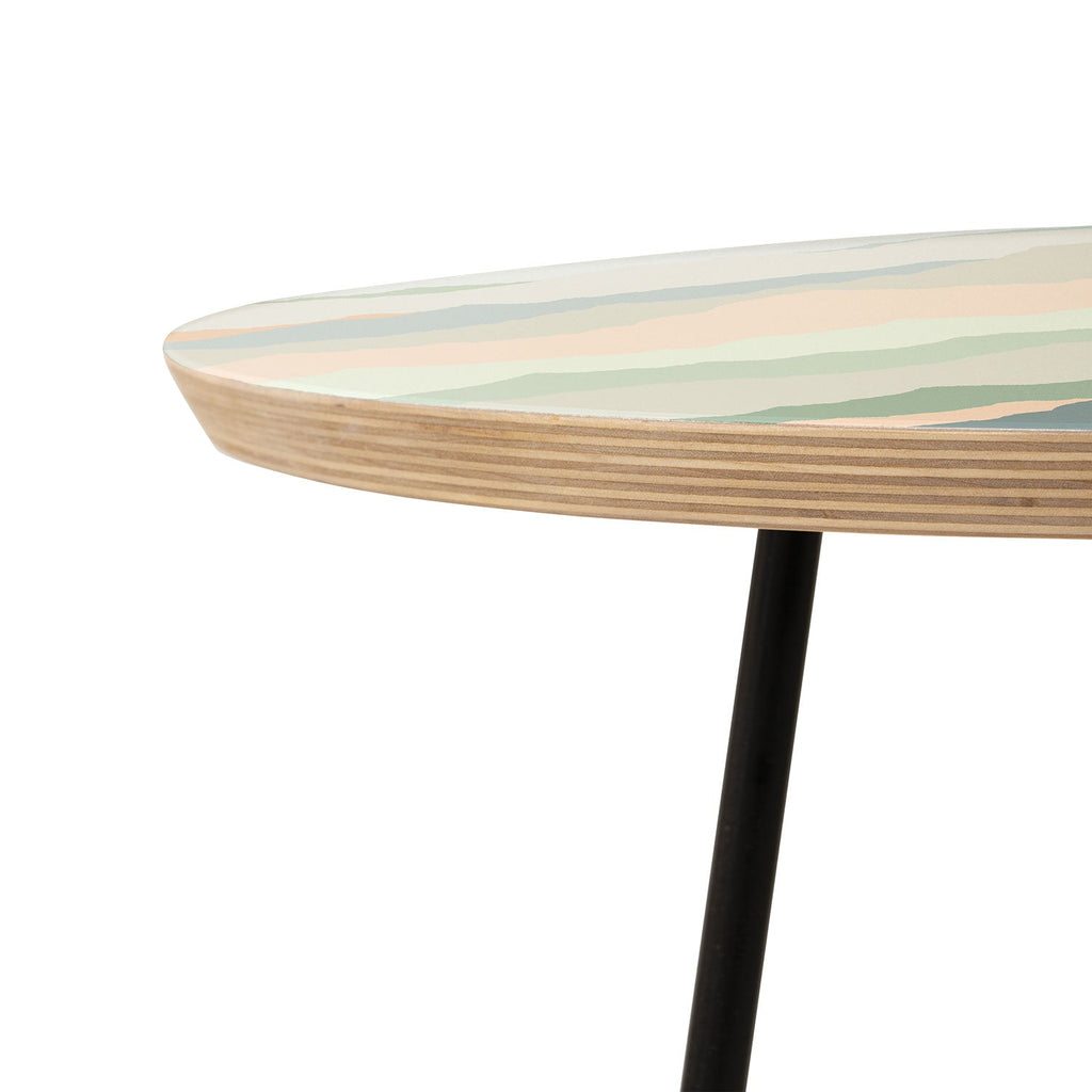 Iveta Abolina Desert Sage Dunes Round Side Table
