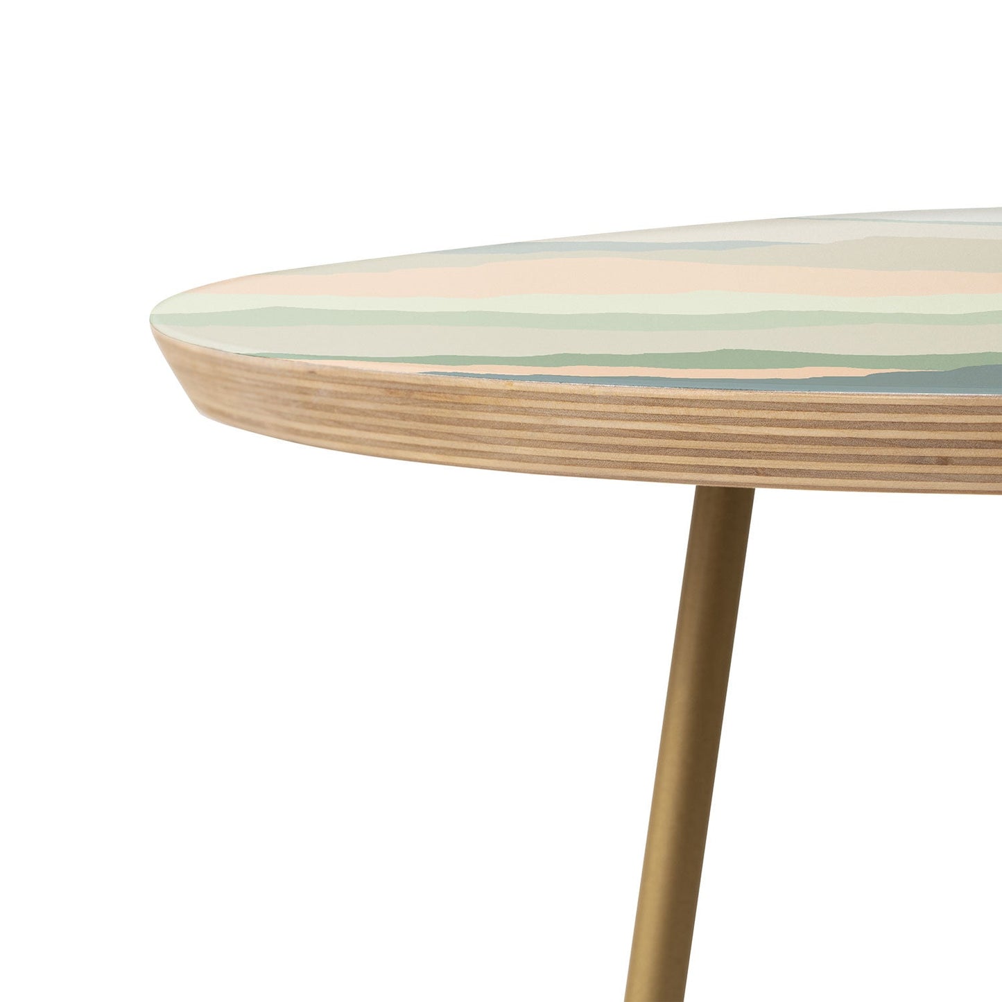 Iveta Abolina Desert Sage Dunes Round Side Table