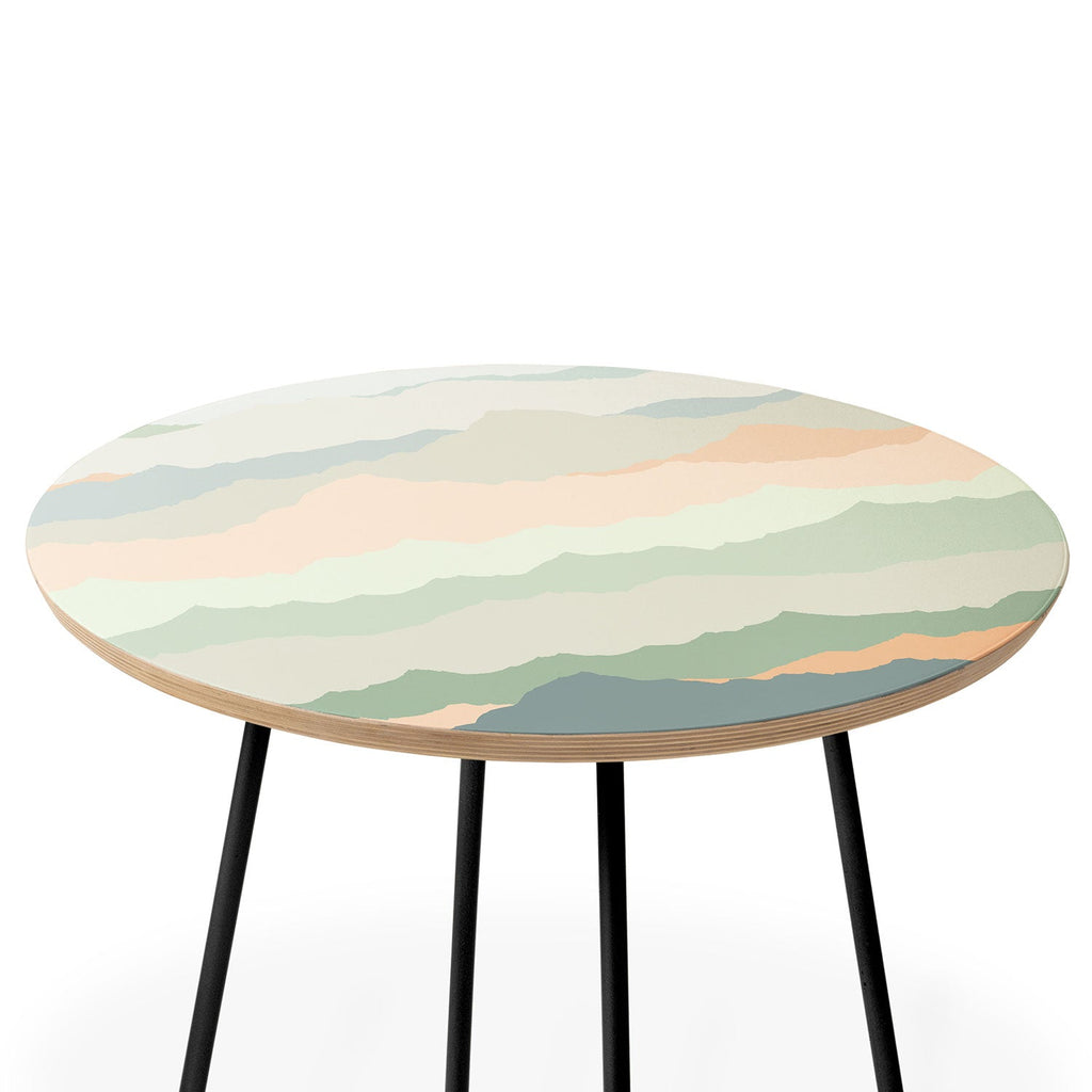 Iveta Abolina Desert Sage Dunes Round Side Table