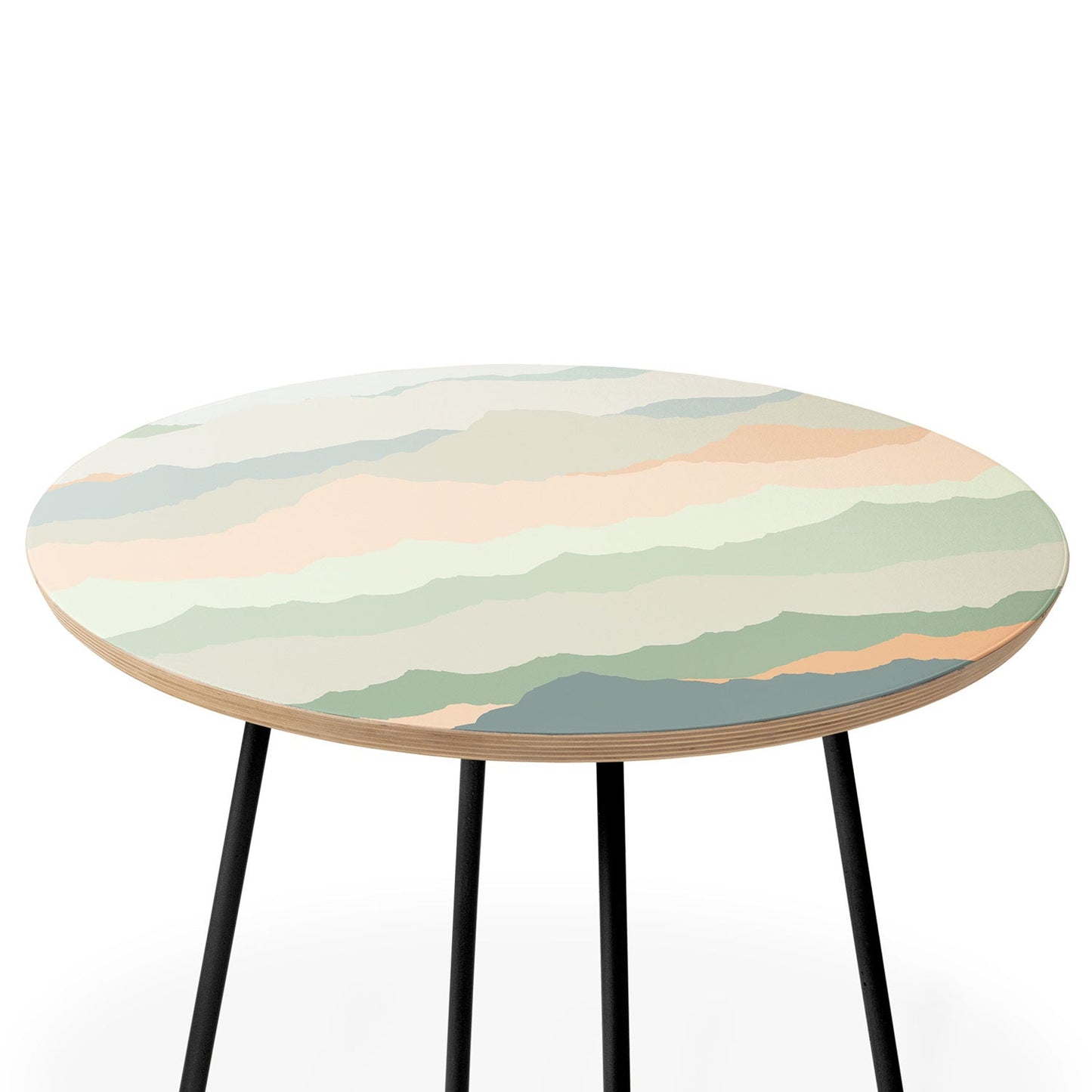 Iveta Abolina Desert Sage Dunes Round Side Table