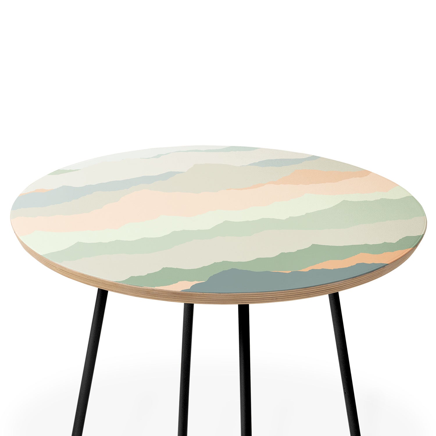 Iveta Abolina Desert Sage Dunes Round Side Table