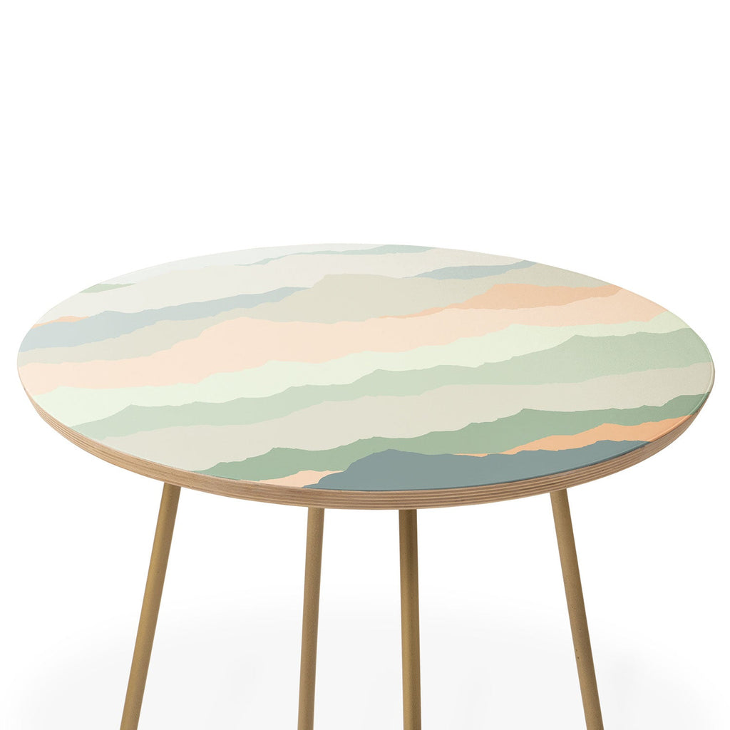 Iveta Abolina Desert Sage Dunes Round Side Table
