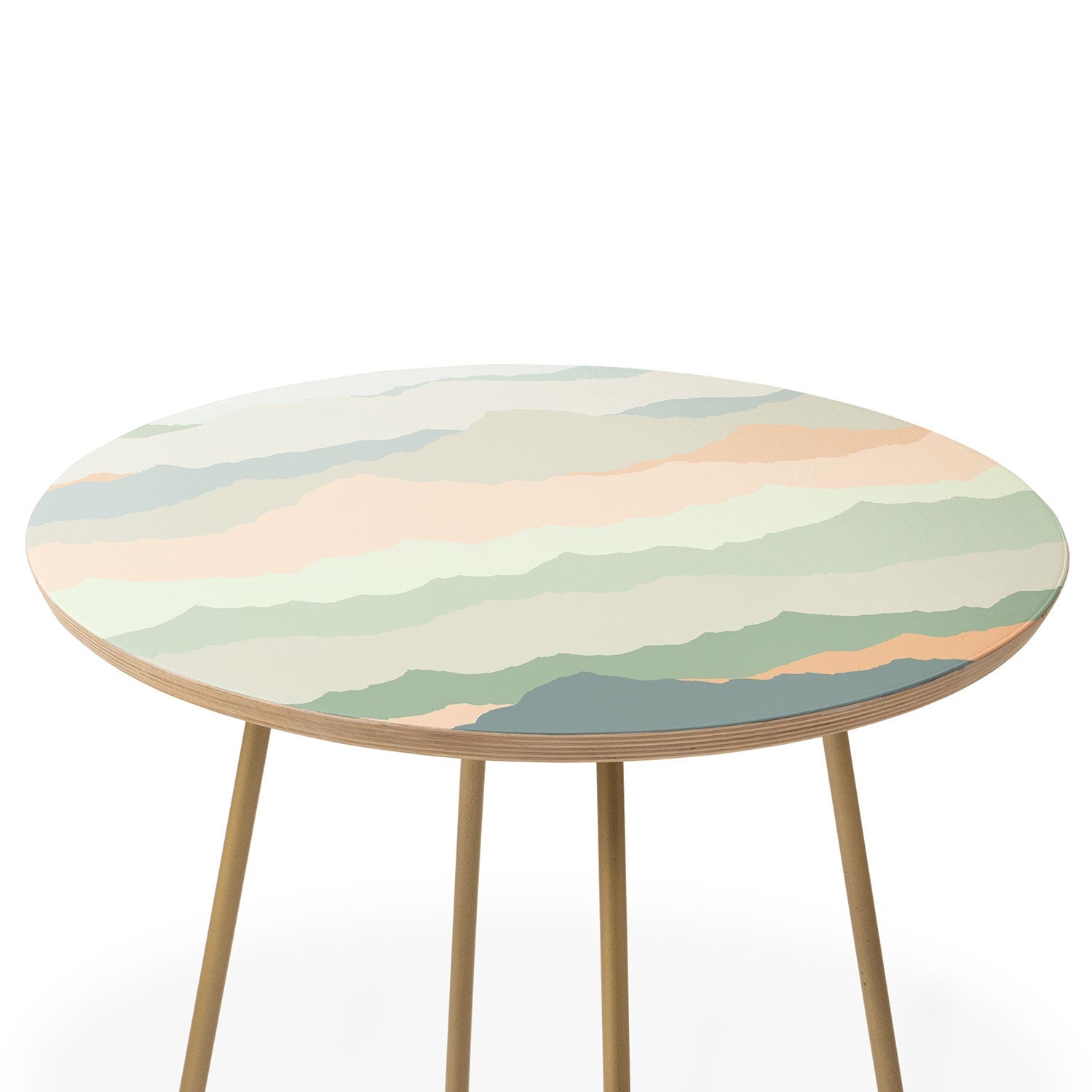 Iveta Abolina Desert Sage Dunes Round Side Table
