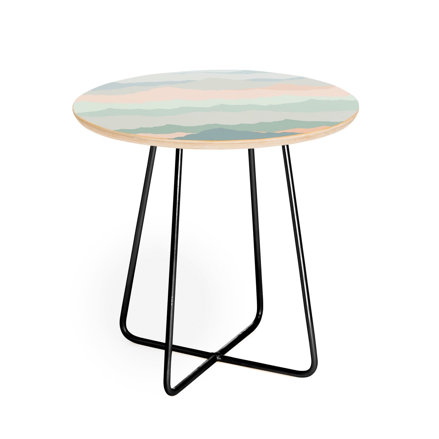 Iveta Abolina Desert Sage Dunes Round Side Table