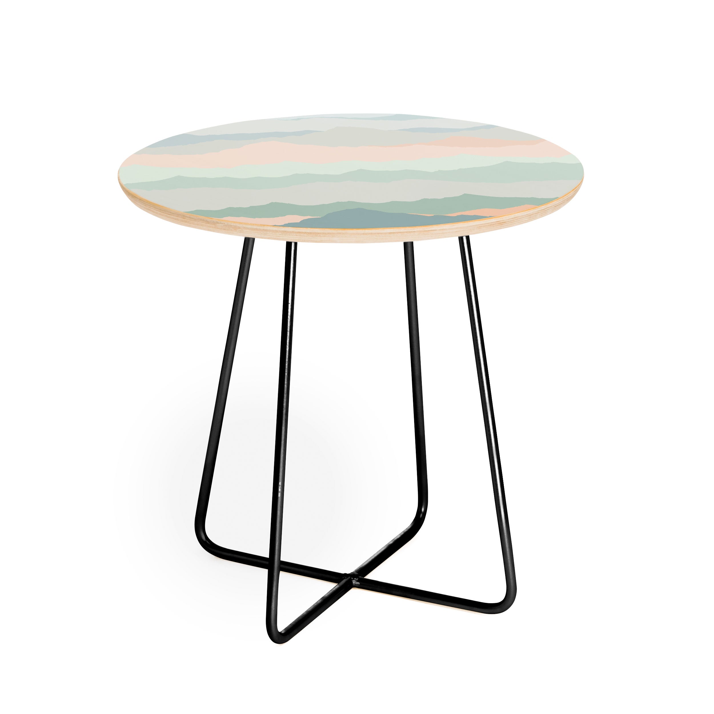 Iveta Abolina Desert Sage Dunes Round Side Table