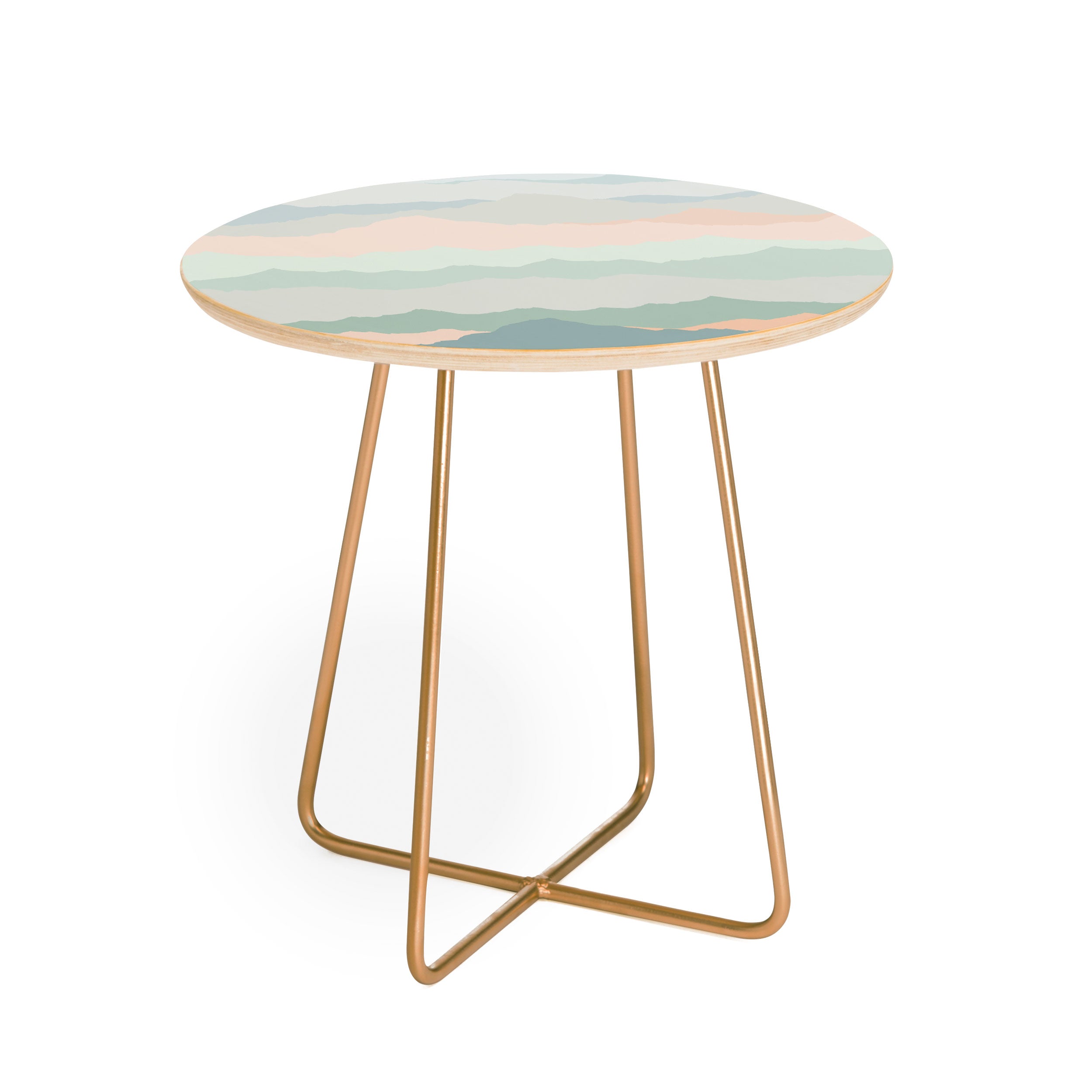 Iveta Abolina Desert Sage Dunes Round Side Table
