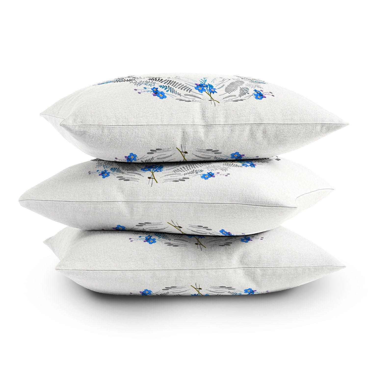 Iveta Abolina Dreamland Blue Outdoor Throw Pillow