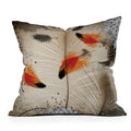 Iveta Abolina Feather Dance Throw Pillow