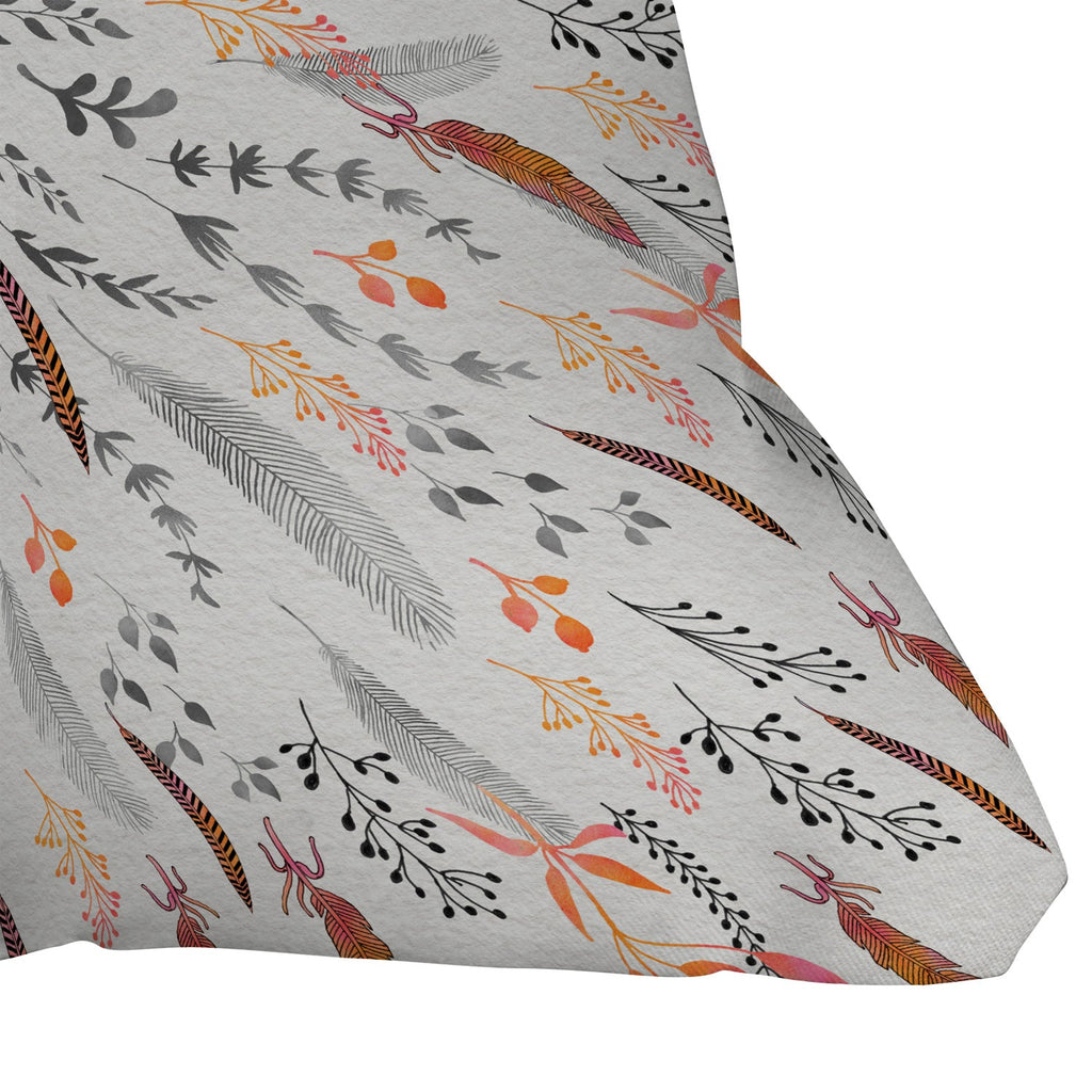 Iveta Abolina Feather Roll Throw Pillow