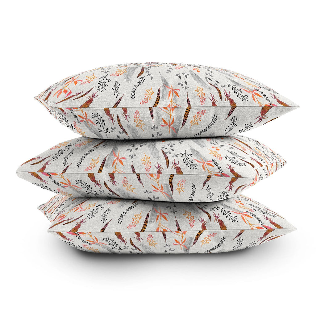 Iveta Abolina Feather Roll Throw Pillow
