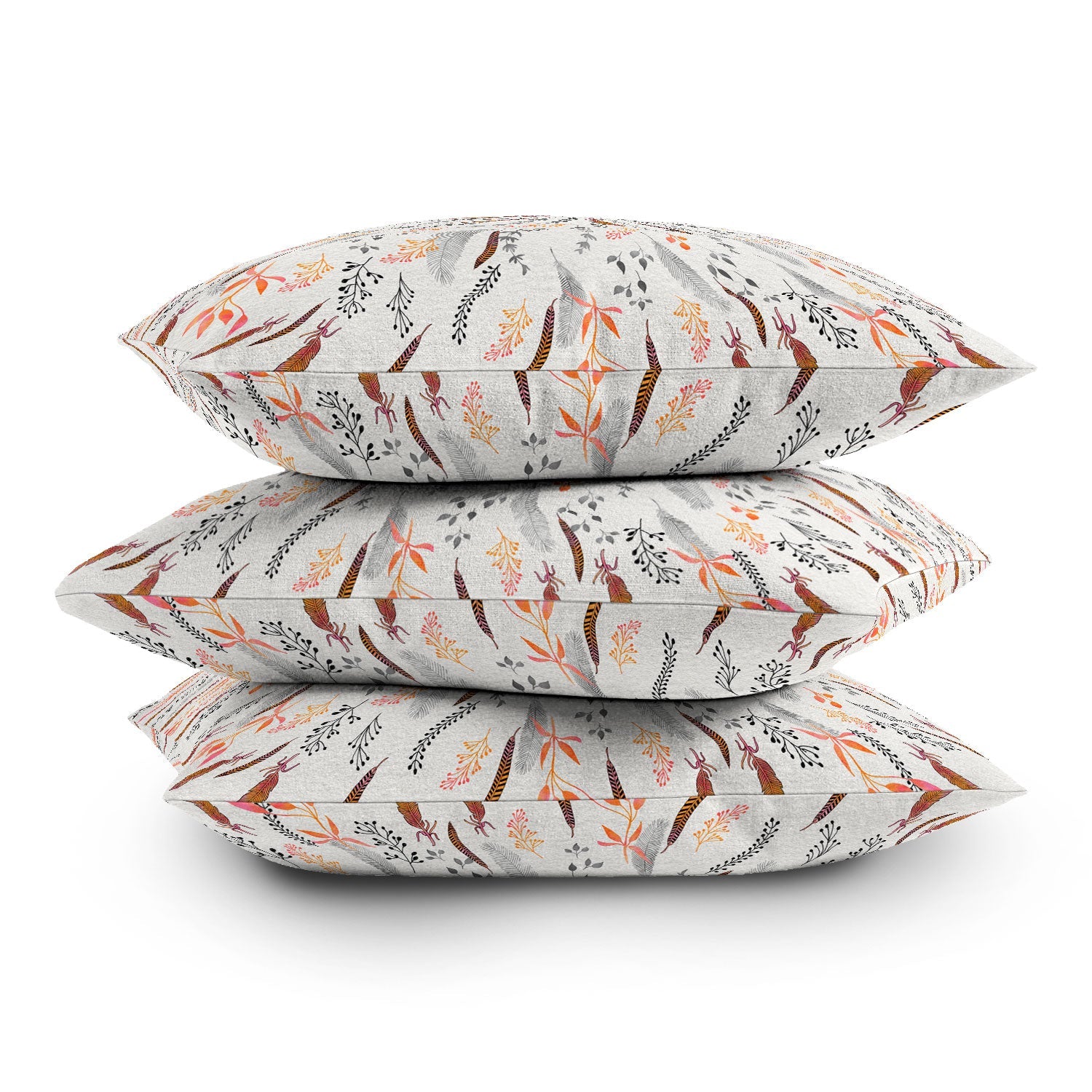 Iveta Abolina Feather Roll Throw Pillow