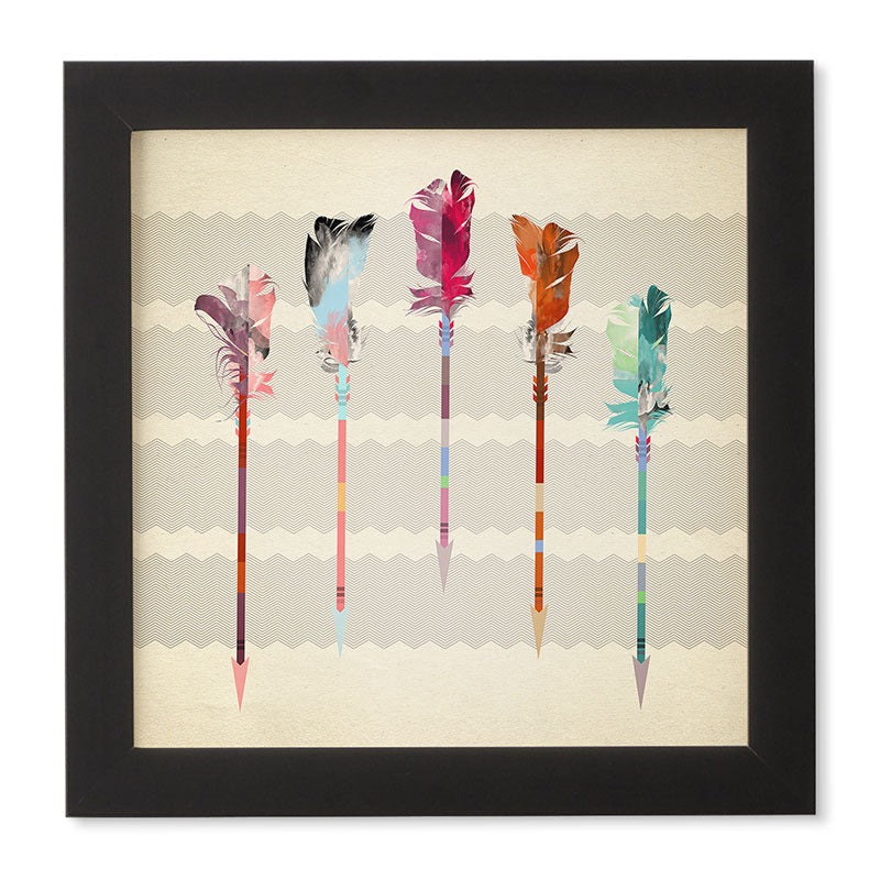 Iveta Abolina Feathered Arrows Framed Wall Art