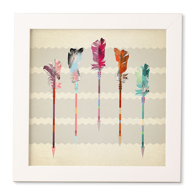 Iveta Abolina Feathered Arrows Framed Wall Art