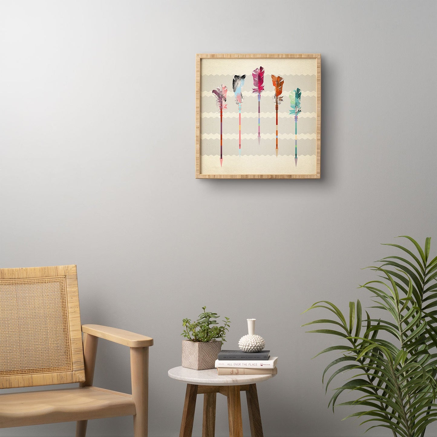 Iveta Abolina Feathered Arrows Framed Wall Art